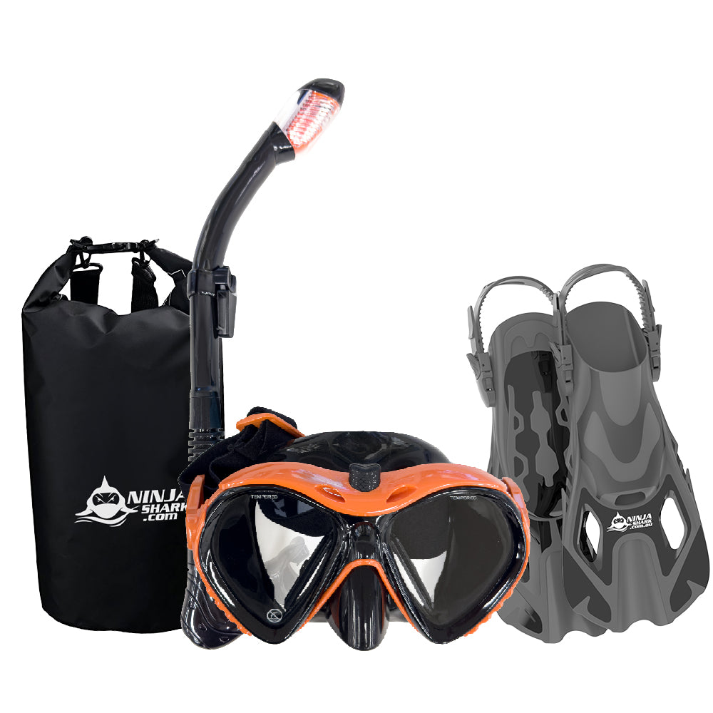 Package: ClearView (Mask + Fins + Bag)