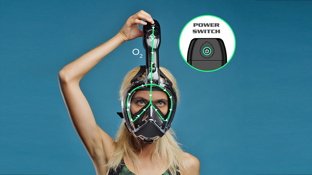 Introducing Ninja Shark Electra, the next-gen full-face snorkel mask