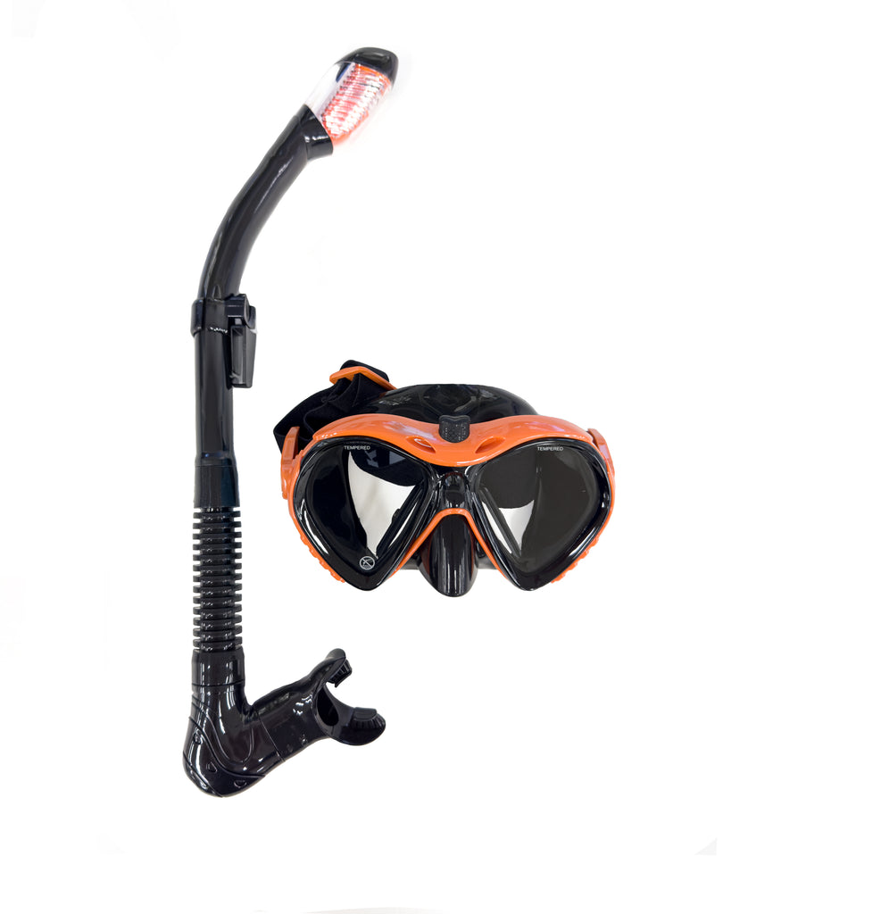 ClearView - Snorkel Set & Goggles with Built-in Wipers