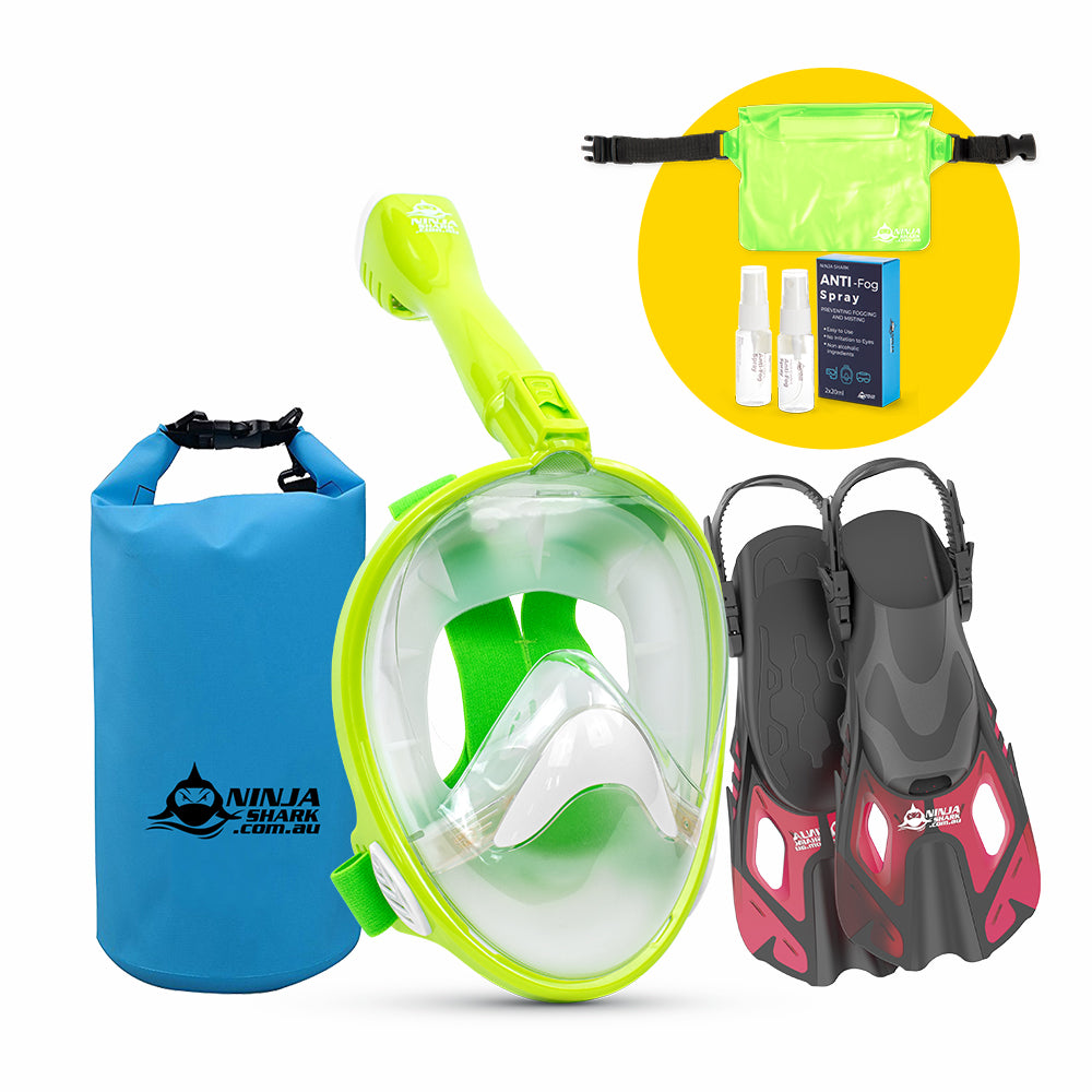 Package: Air Kids (Mask + Fins + Bag) 5-11 Years