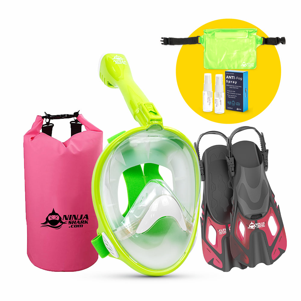 Package: Air Kids (Mask + Fins + Bag) 5-11 Years