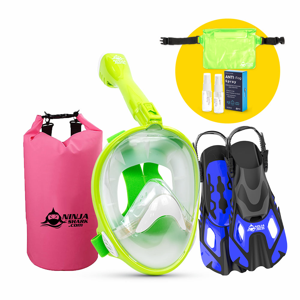 Package: Air Kids (Mask + Fins + Bag) 5-11 Years