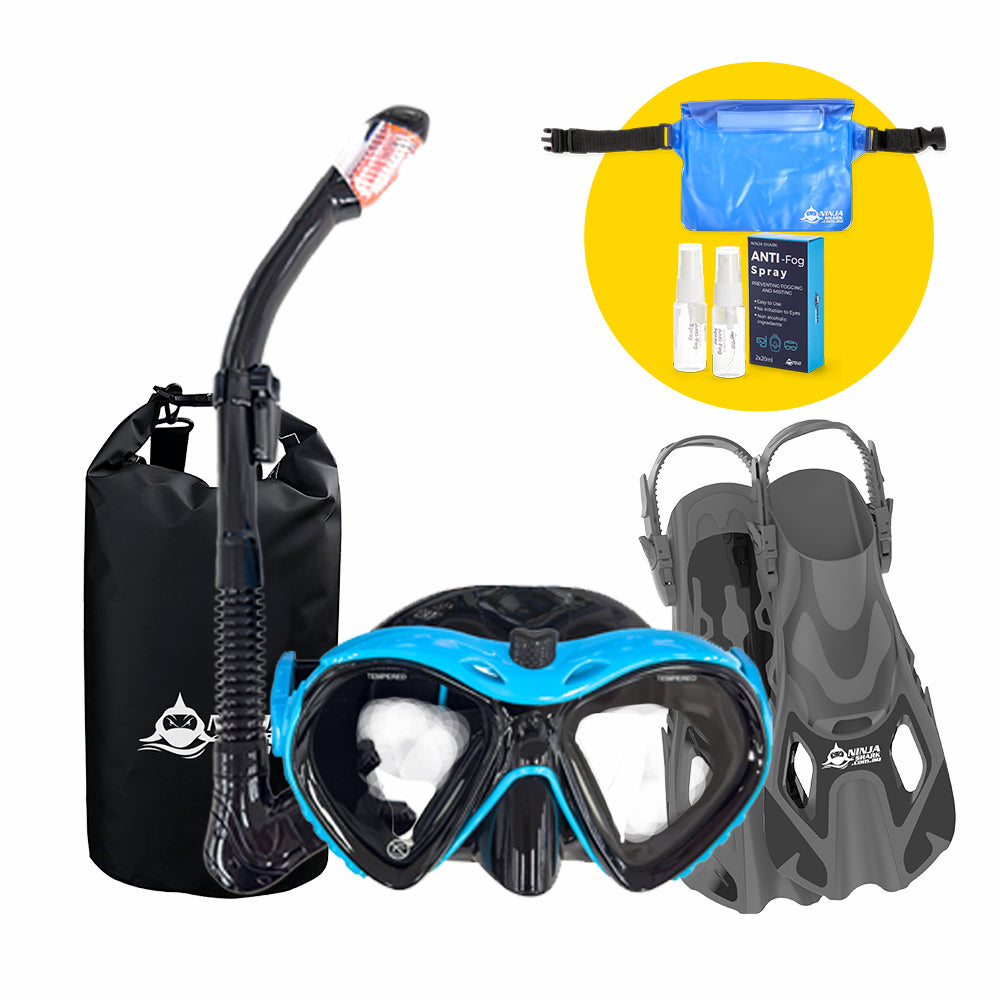 Package: ClearView (Mask + Fins + Bag)