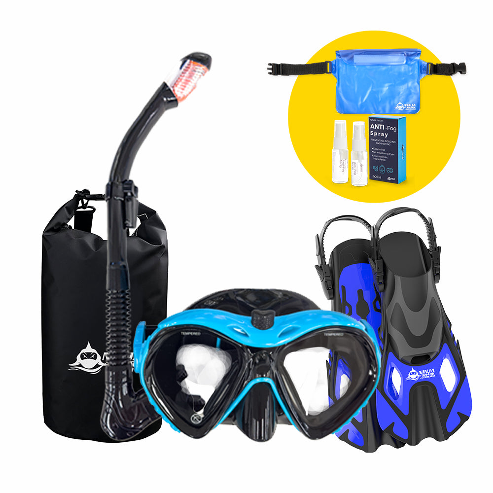 Package: ClearView (Mask + Fins + Bag)