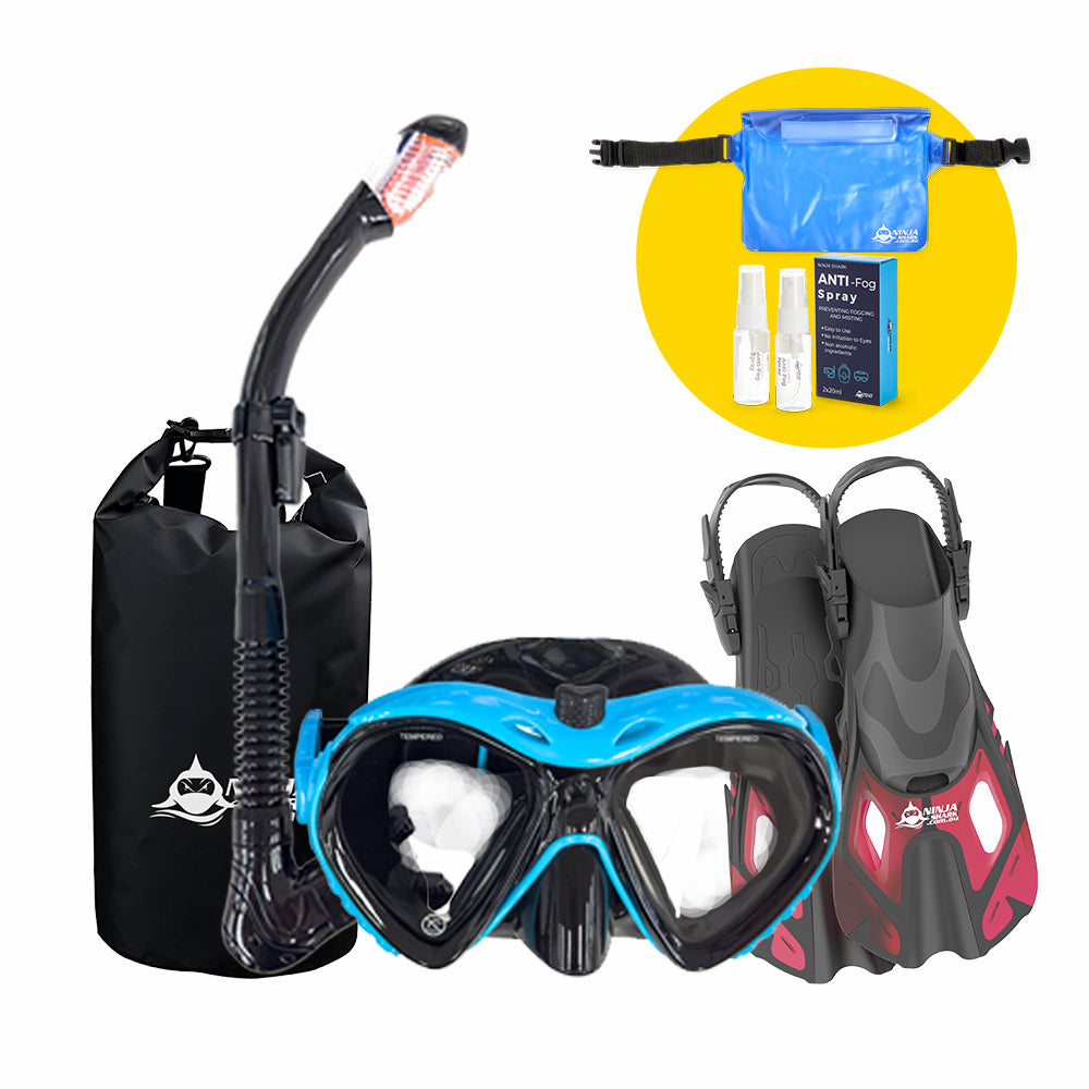 Package: ClearView (Mask + Fins + Bag)