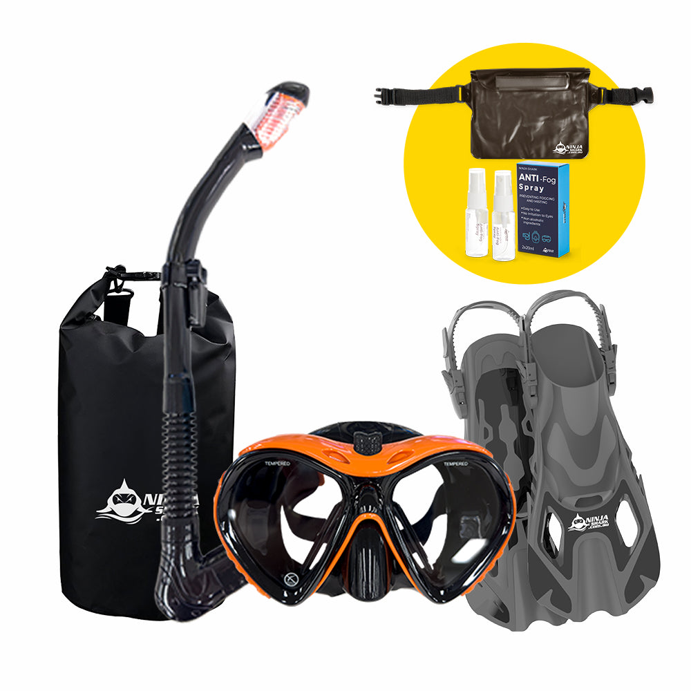 Package: ClearView (Mask + Fins + Bag)