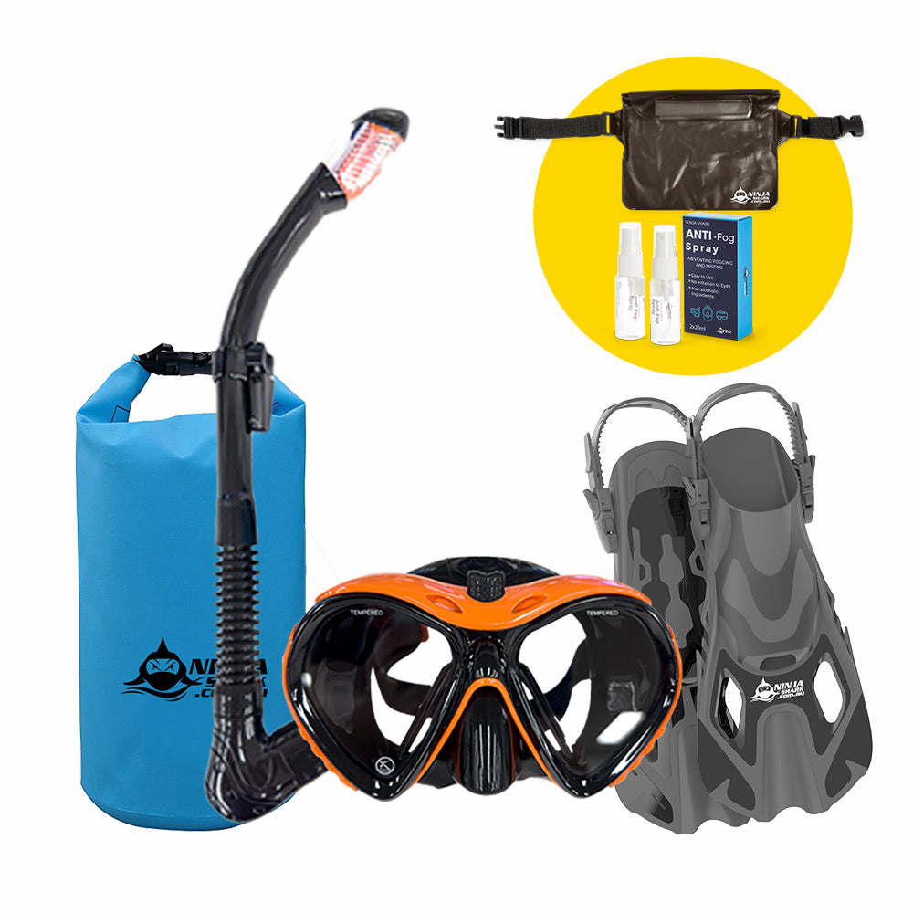 Package: ClearView (Mask + Fins + Bag)