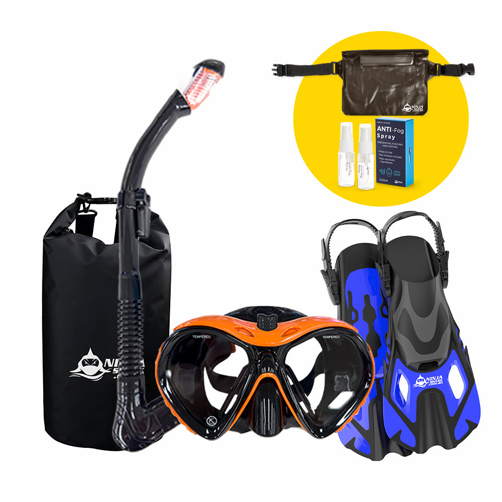 Package: ClearView (Mask + Fins + Bag)