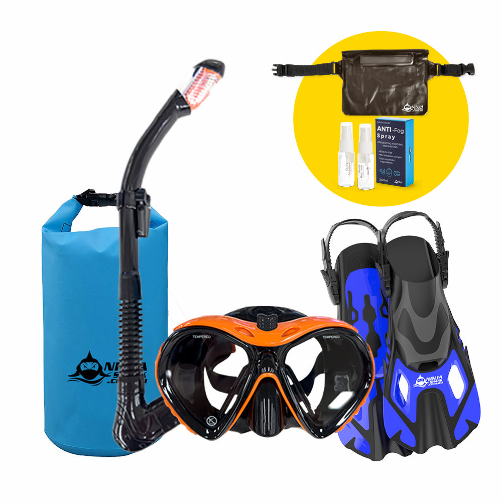 Package: ClearView (Mask + Fins + Bag)