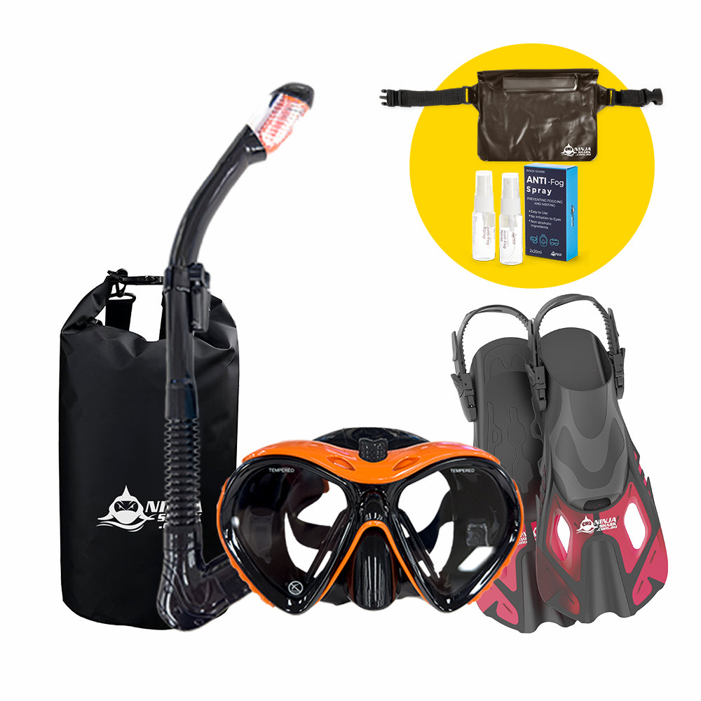 Package: ClearView (Mask + Fins + Bag)