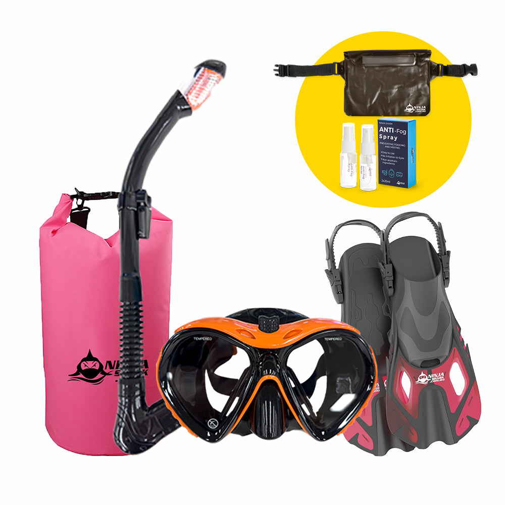 Package: ClearView (Mask + Fins + Bag)