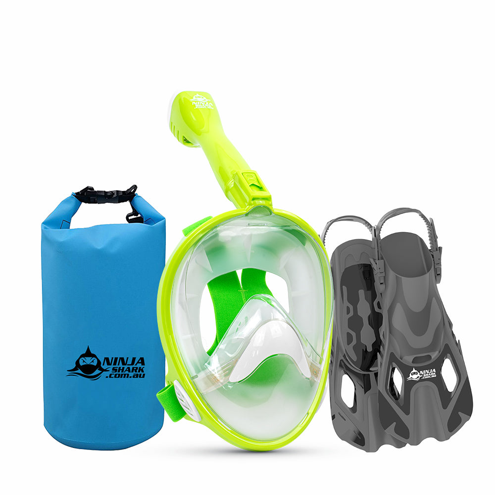 Package: Air Kids (Mask + Fins + Bag) 5-11 Years