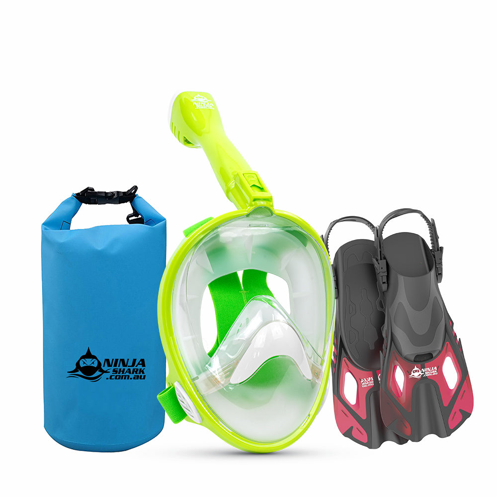 Package: Air Kids (Mask + Fins + Bag) 5-11 Years