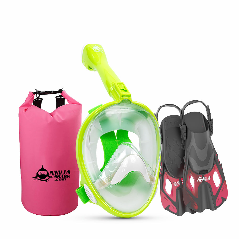 Package: Air Kids (Mask + Fins + Bag) 5-11 Years