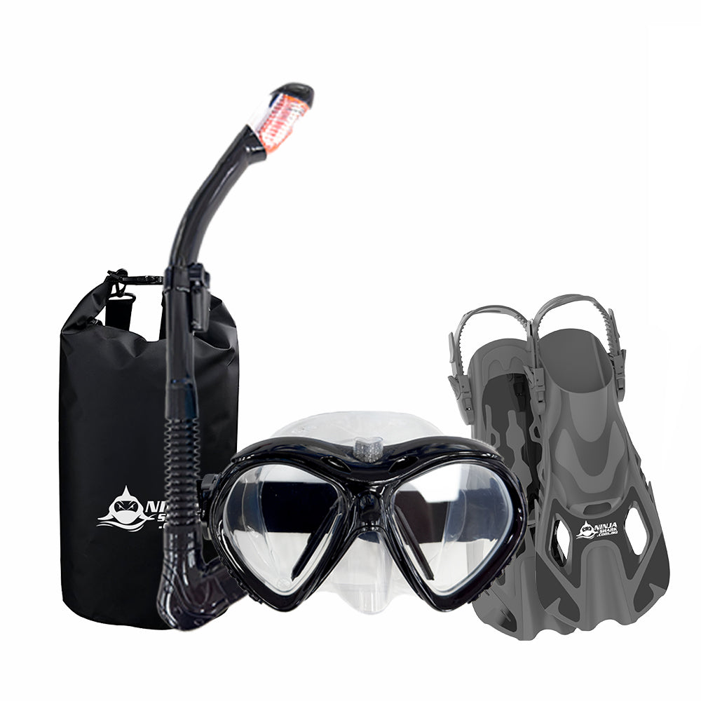 Package: ClearView (Mask + Fins + Bag)