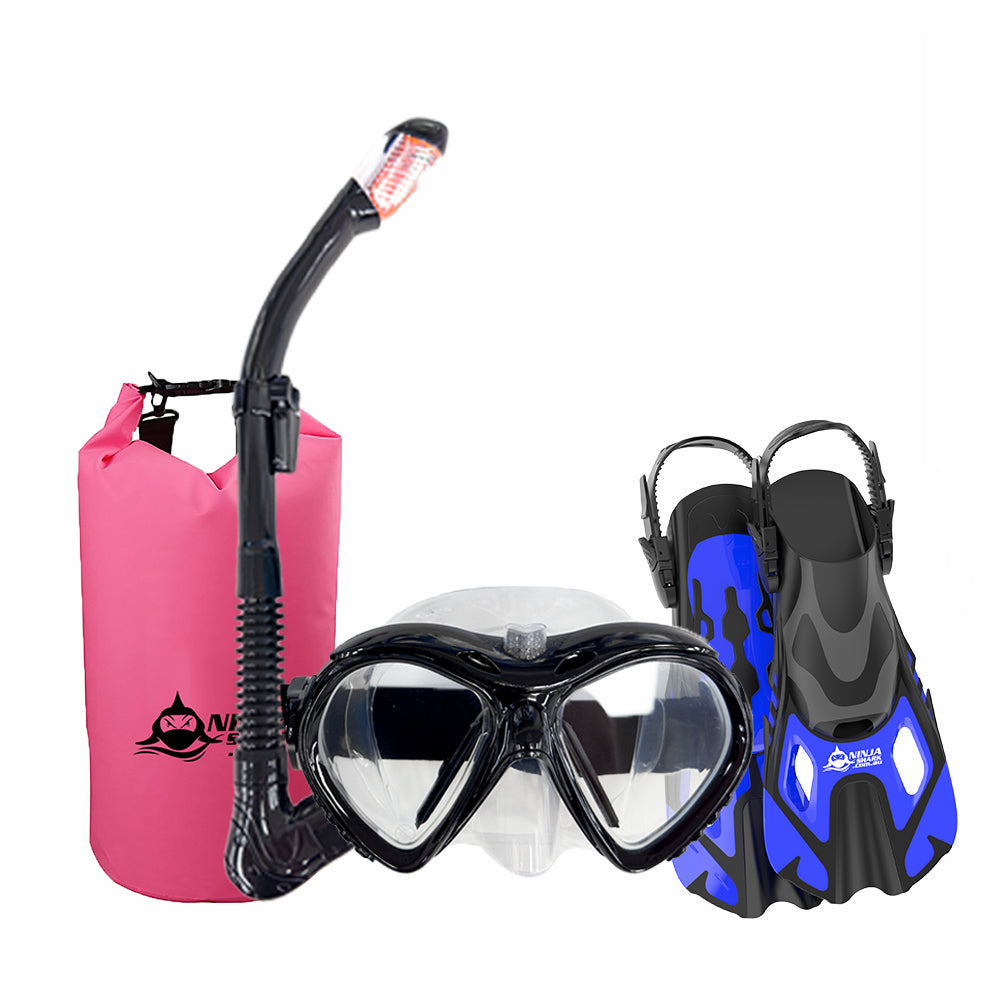 Package: ClearView (Mask + Fins + Bag)