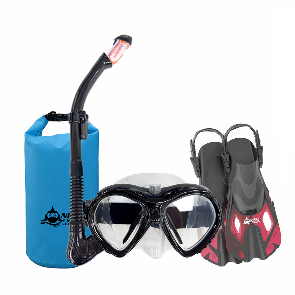 Package: ClearView (Mask + Fins + Bag)