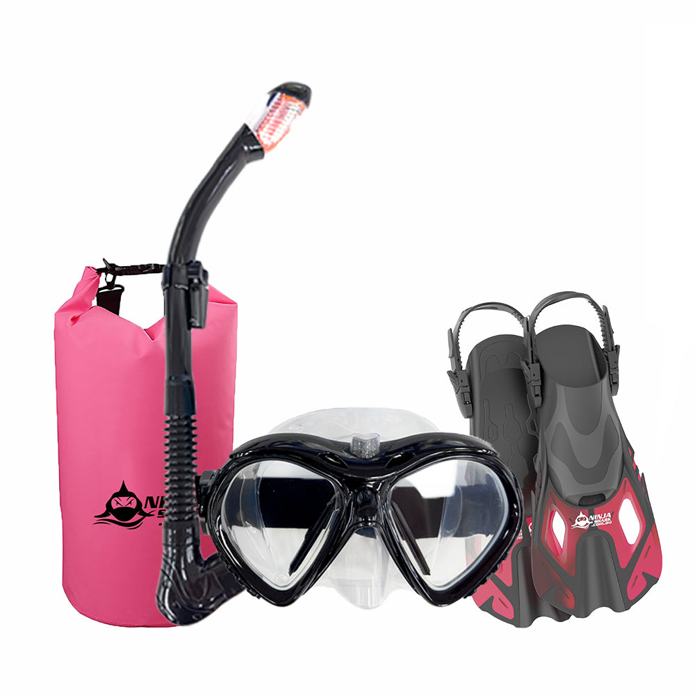 Package: ClearView (Mask + Fins + Bag)