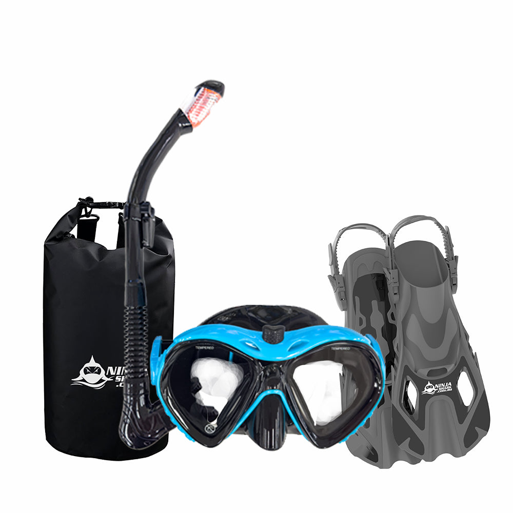 Package: ClearView (Mask + Fins + Bag)