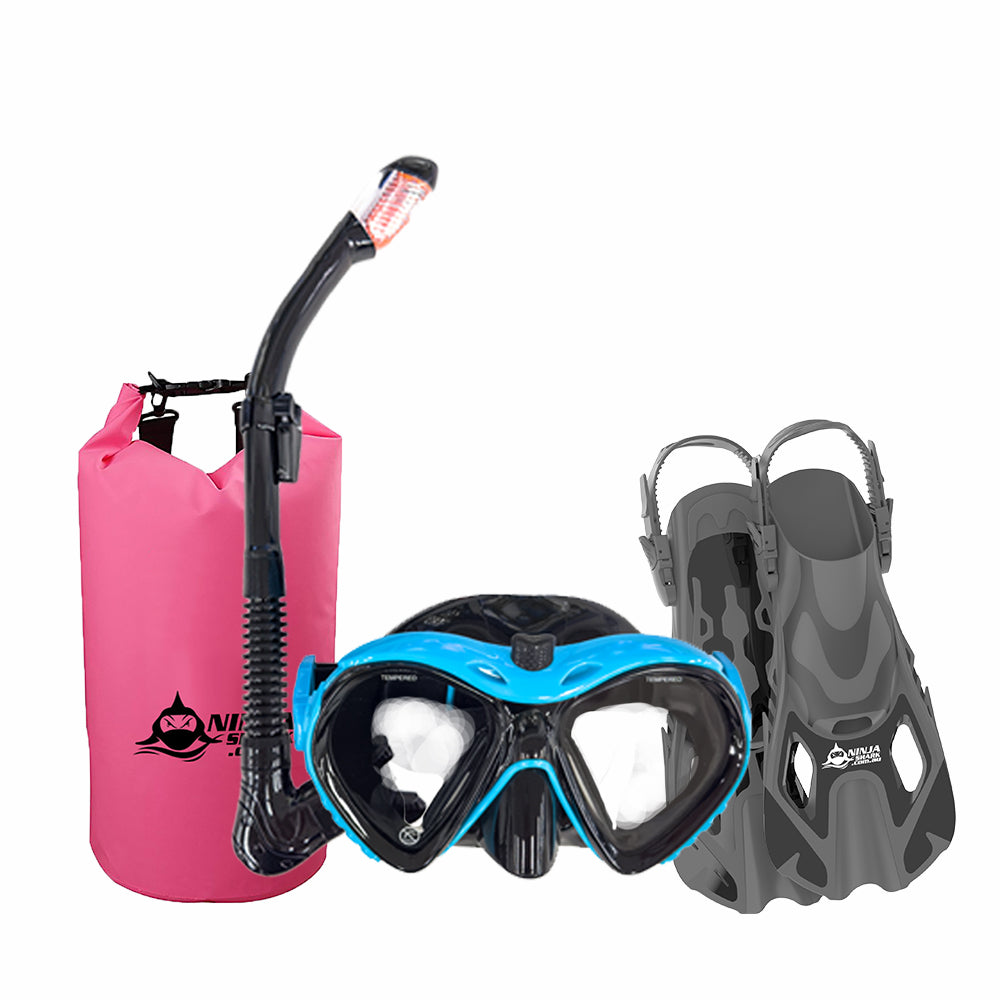 Package: ClearView (Mask + Fins + Bag)