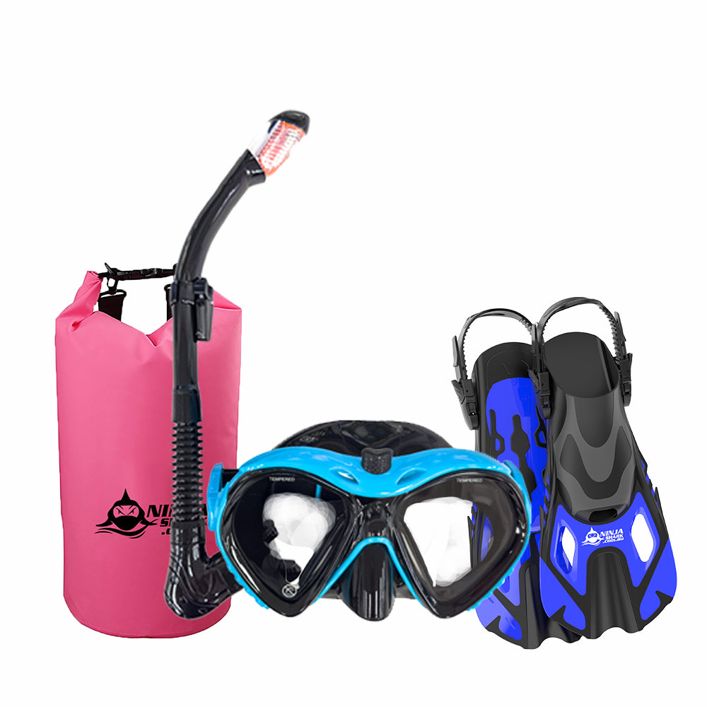 Package: ClearView (Mask + Fins + Bag)