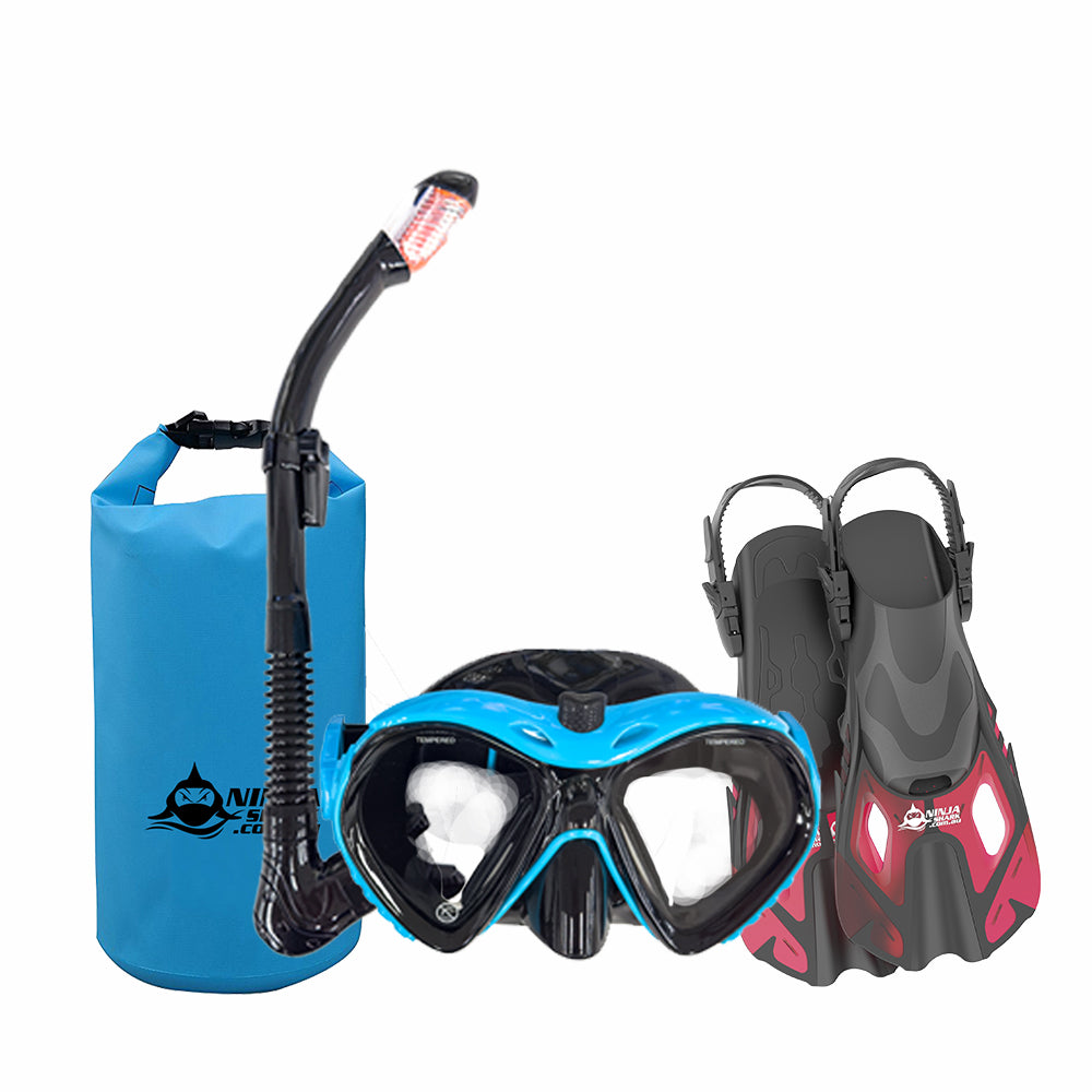 Package: ClearView (Mask + Fins + Bag)