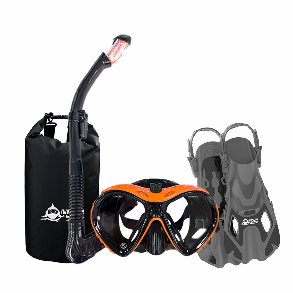 Package: ClearView (Mask + Fins + Bag)