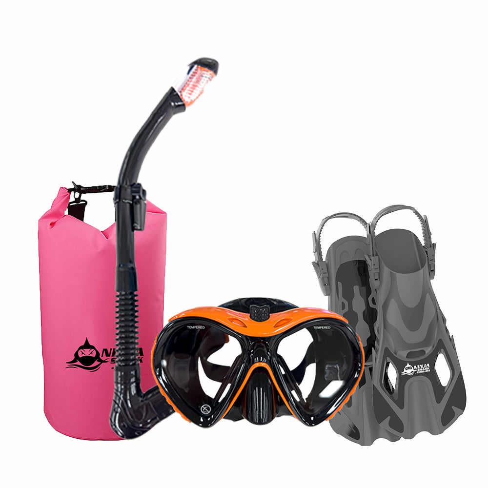 Package: ClearView (Mask + Fins + Bag)