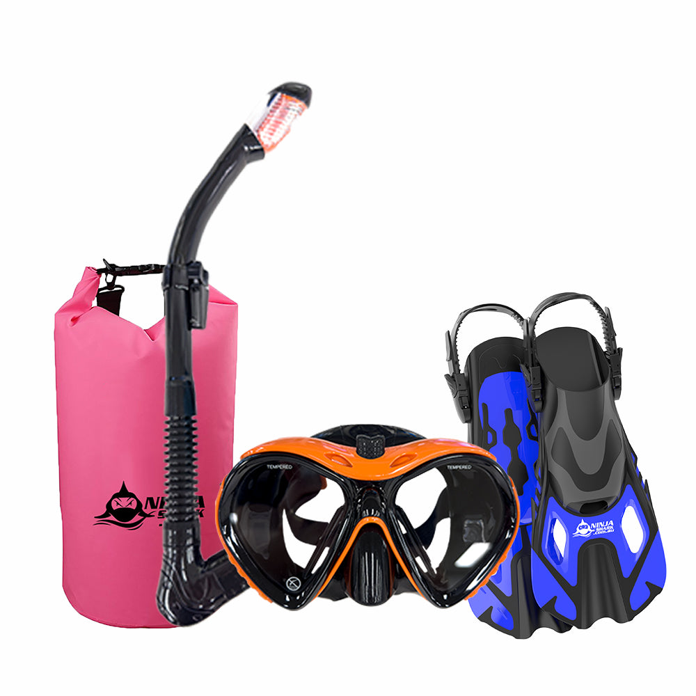 Package: ClearView (Mask + Fins + Bag)