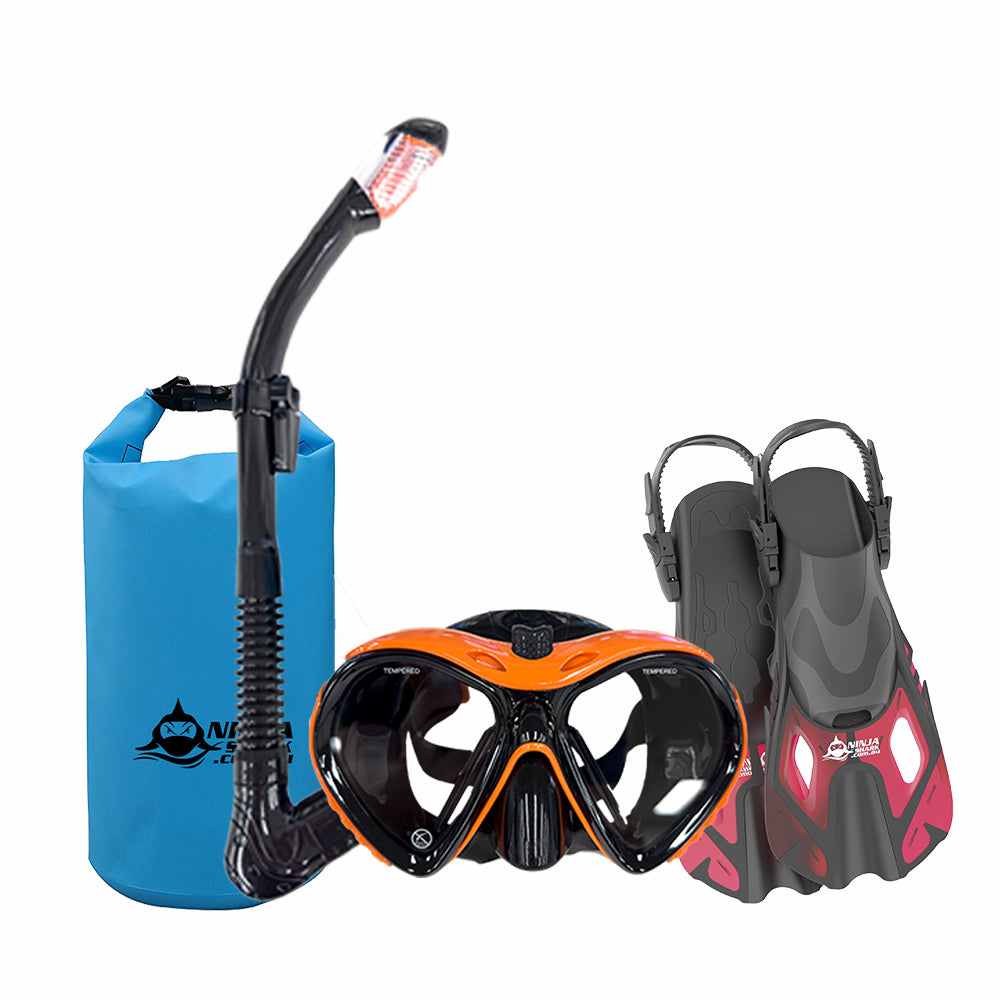 Package: ClearView (Mask + Fins + Bag)