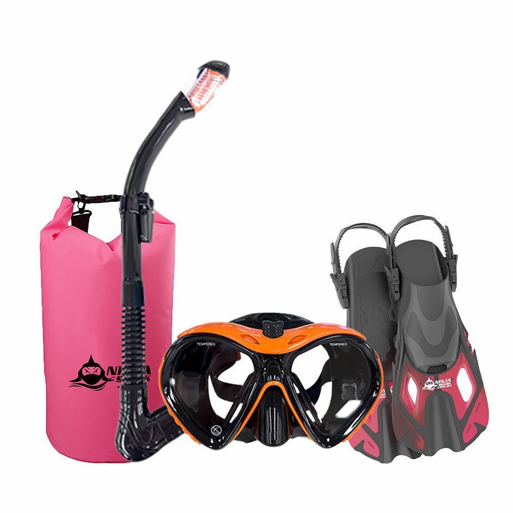 Package: ClearView (Mask + Fins + Bag)
