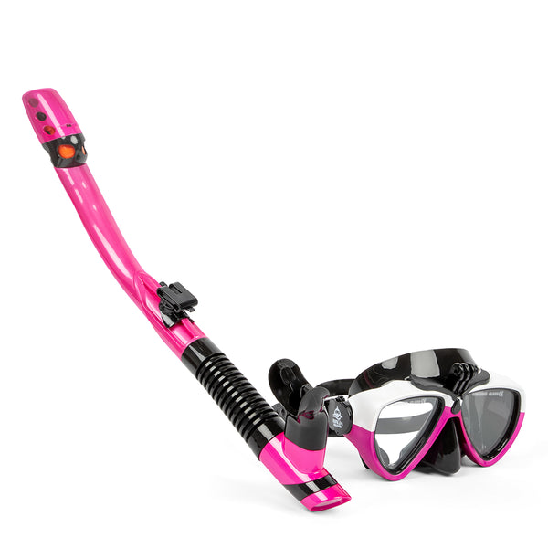 Diving Dry Snorkel Set with GoPro mount