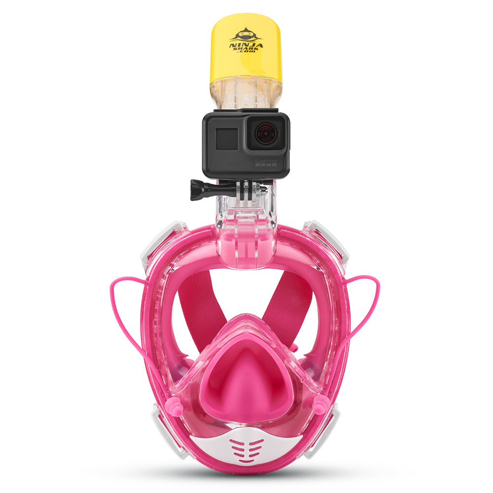 Equaliser Full Face Snorkel Masks Pinch Your Nose Ninja Shark